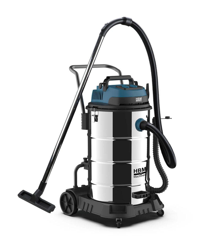 HBM bouwstofzuiger nat/droog 2x1200W 80L