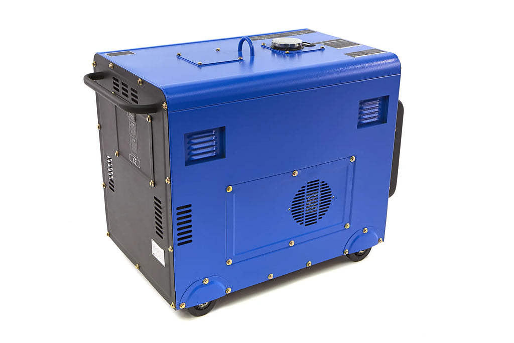 HBM 7900 Watt Standby Generator , Aggregaat Met 498 cc Dieselkrachtstroom Motor, 400V/230V/12V